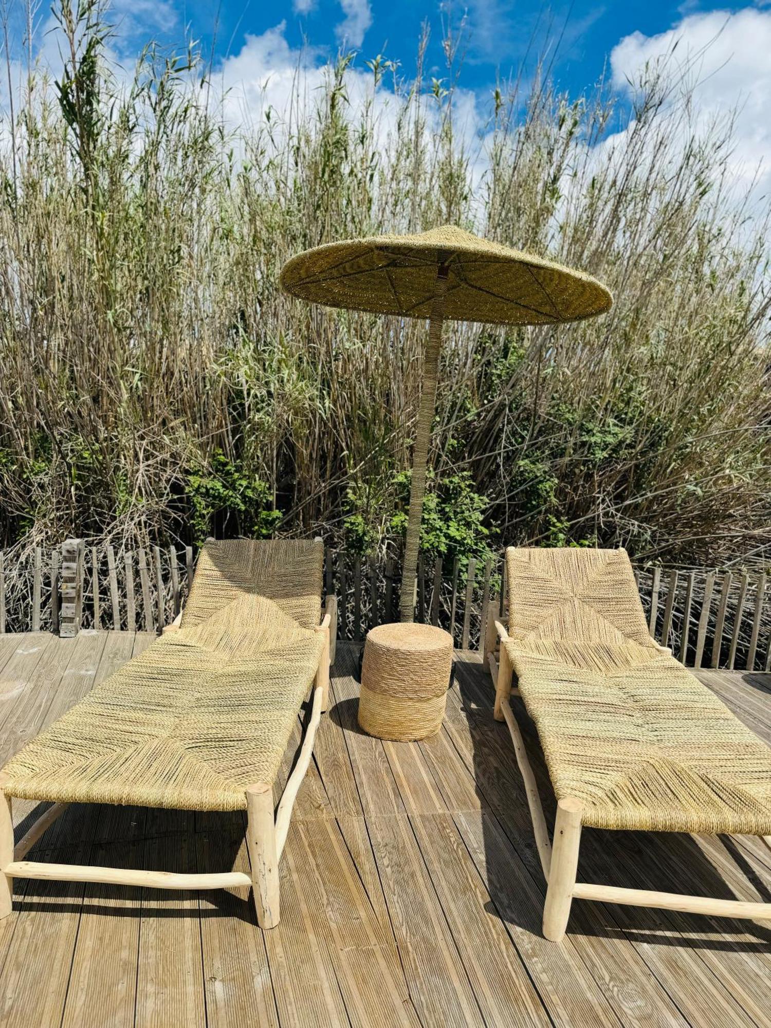 Cabane Le Flamant Avec Jardin, Piscine Et Parking Saintes-Maries-de-la-Mer Exterior foto